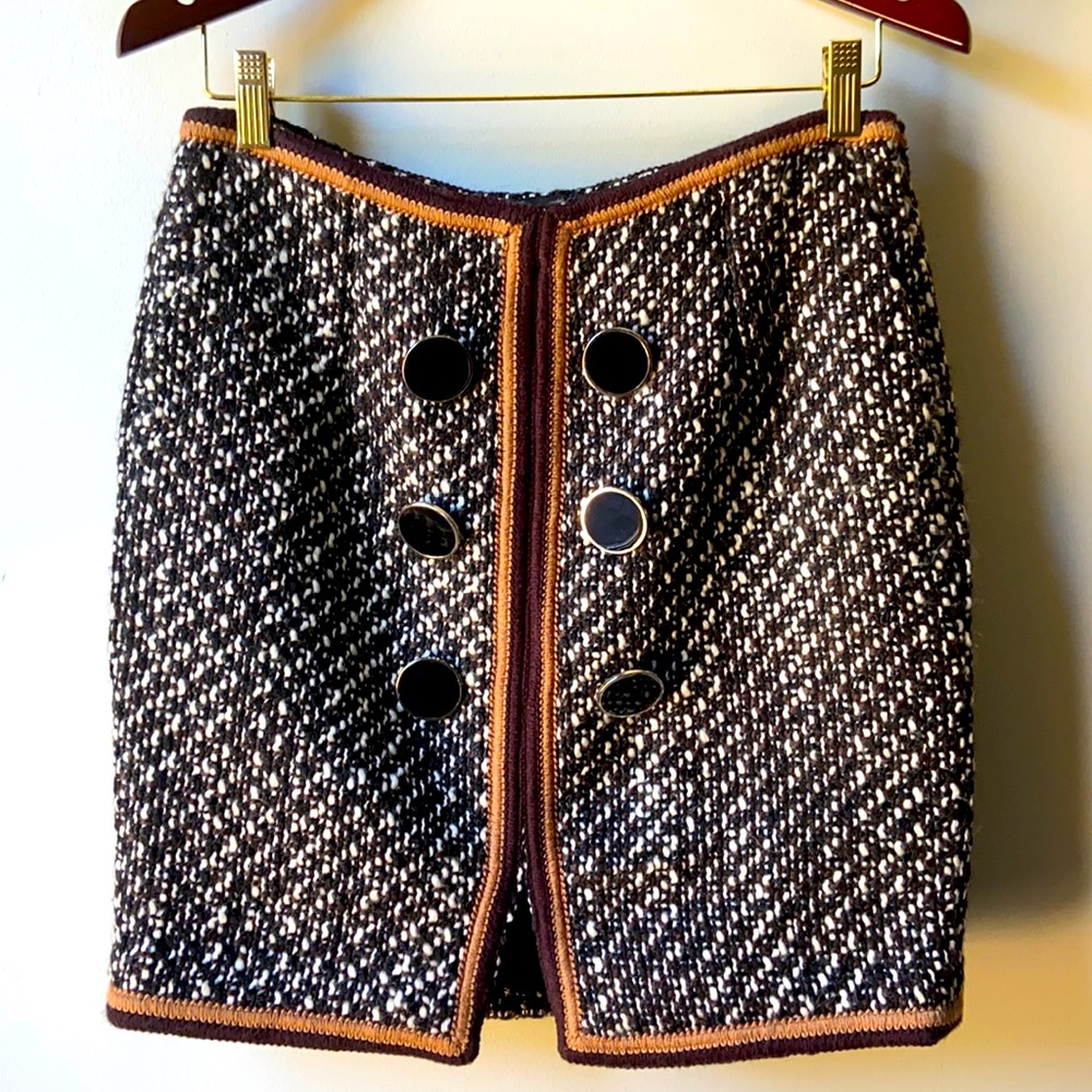 NWT ❣️Catherine malandrino tweed skirt size 8